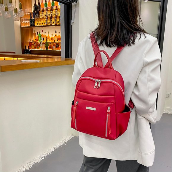 Nylon waterproof casual backpack for women main image 4